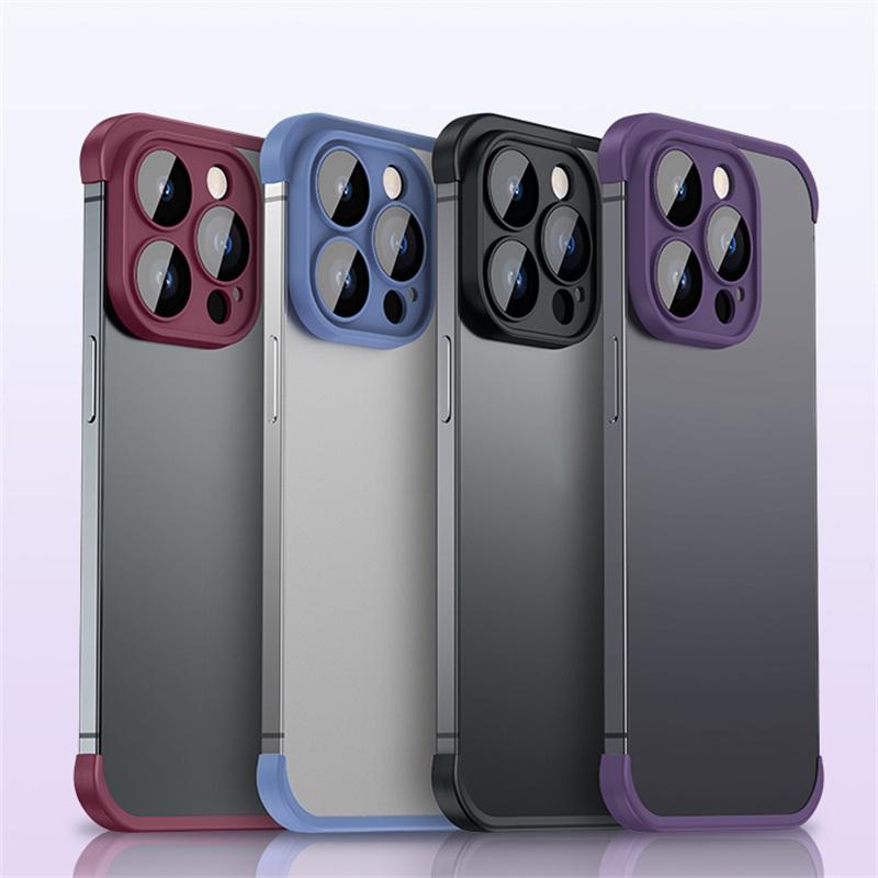 Lens Korumalı Köşe Pedli Yumuşak Silikon Kılıf iPhone 16 15 14 13 12 Pro Max 16 Plus 15 Pro Darbeye Dayanıklı Telefon Kılıfı