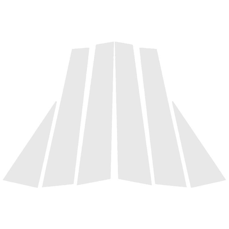 

6 шт. серебряных наклеек для Chevrolet Captiva 2007-2018, дверные стойки, отделка панели, крышка автомобильного окна, хромированные детали колонки BC