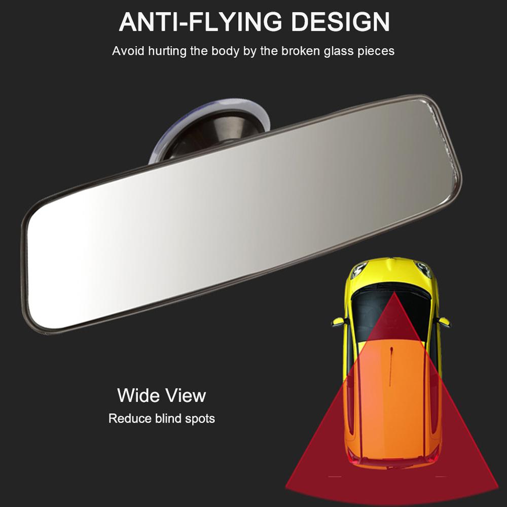 Universal Interior Rear View Mirror Suction Rearview Mirror for Car