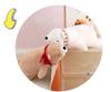 Cross-border Polar Bear Plush Doll Pillow - Cute Cartoon Long Lying Bear Toy