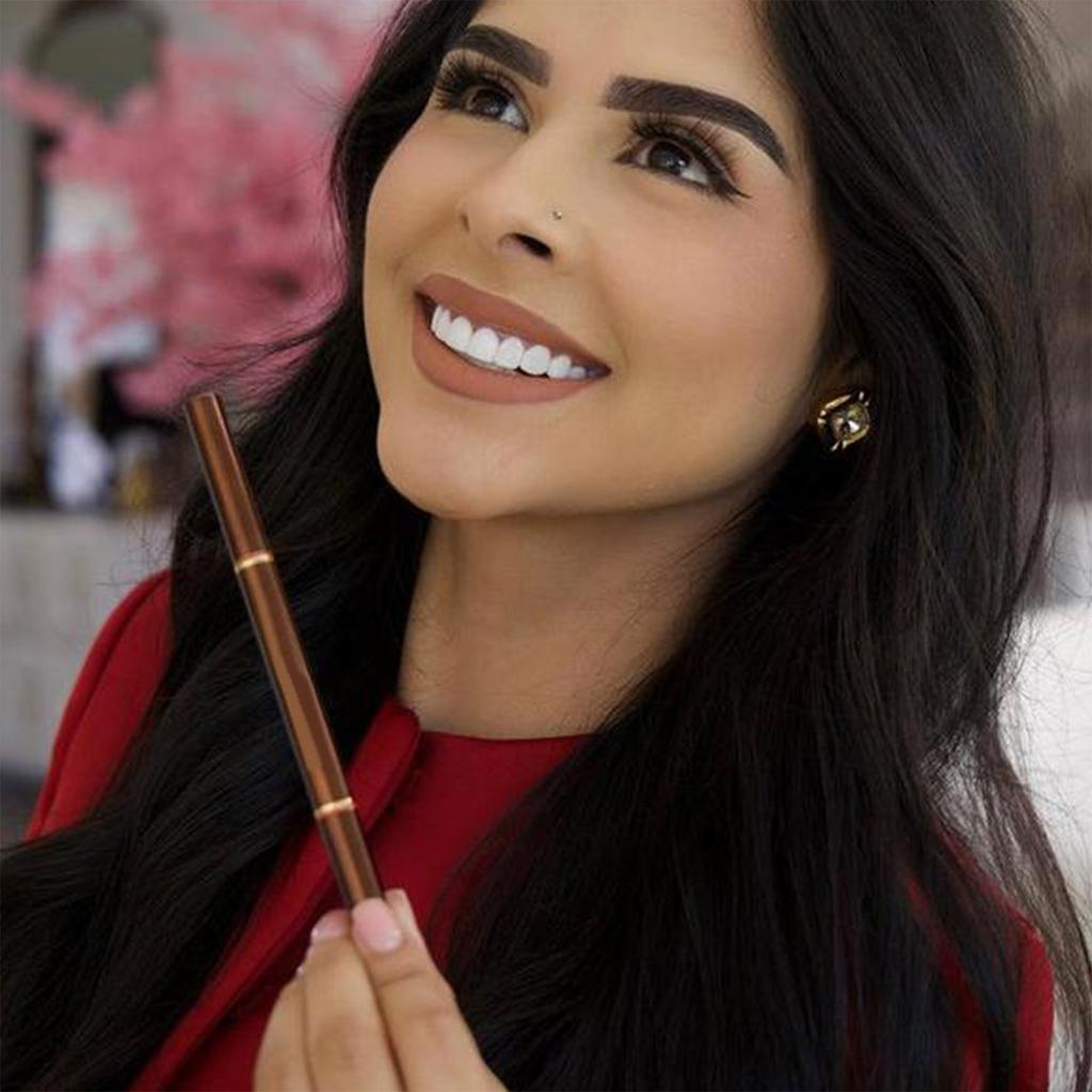Long Lasting Eyebrow Pencil, Retractable Design, Available In Three Shades, For Creating A Natural-looking, Long-lasting Brow Look. 1ml