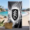 Fulham Football Print Beach Towel, Large Soft Quick Dry Towel for Beach Camping Swimming