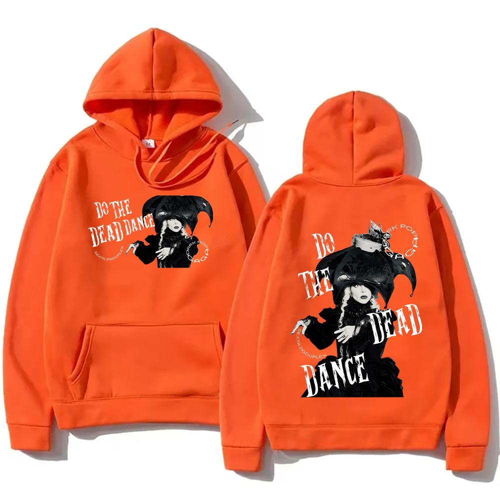 

Худі Lady Gaga в готичному стилі Худі з принтом Lady Gaga The Dead Dance для чоловіків та жінок Стиль High Street Вільний Пуловер З довгим рукавом XS