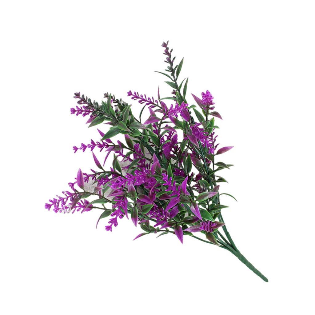 High Quality Faux Lavender Stalks Perfect for Enhancing Indoor Spaces Like Bedrooms Offices and Party Venues