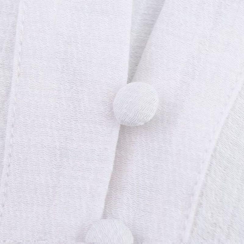 Kaslead New Arrival Women's Clothing Fashion Style Fashion Minimalist Cut Out Embroider Short Shirt 8741022