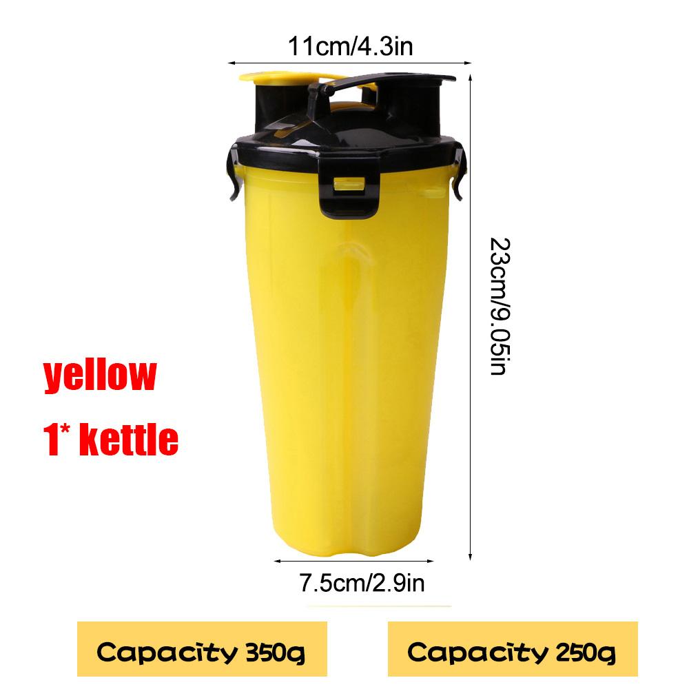 Portable 2 In 1 Pet Food Water Food Container with Folding Silicone Pet Bowls Outdoor Travel Dog Feeder Cup Pets Supplies