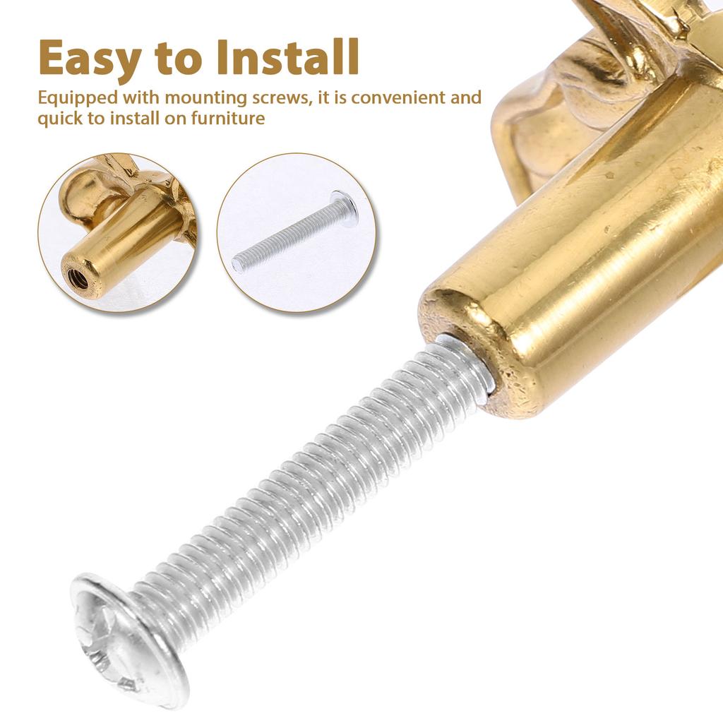 Elegant Copper Cupboard Knobs Versatile Smooth Surface Handles for Kitchen Furniture