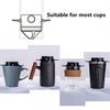 Reusable Coffee Filter Portable Coffee Travel Mug Hand-made Coffee Dripper Tea Cup Set Coffee Pot Coffeeware Camping Product