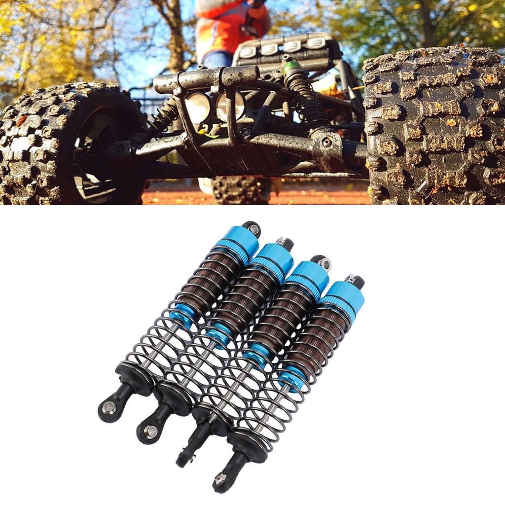 4Pcs RC Set Damper with Screws 1/10 Remote Control Car Parts Aluminum Alloy 100mm