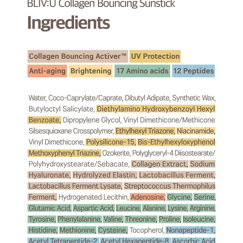 BLIV:U - Collagen Bouncing Sun Stick