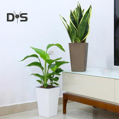 Self-Watering Plant Pot with Drainage Holes Automatic Watering Flowerpot Water Storage Planter for Indoor Outdoor Plants