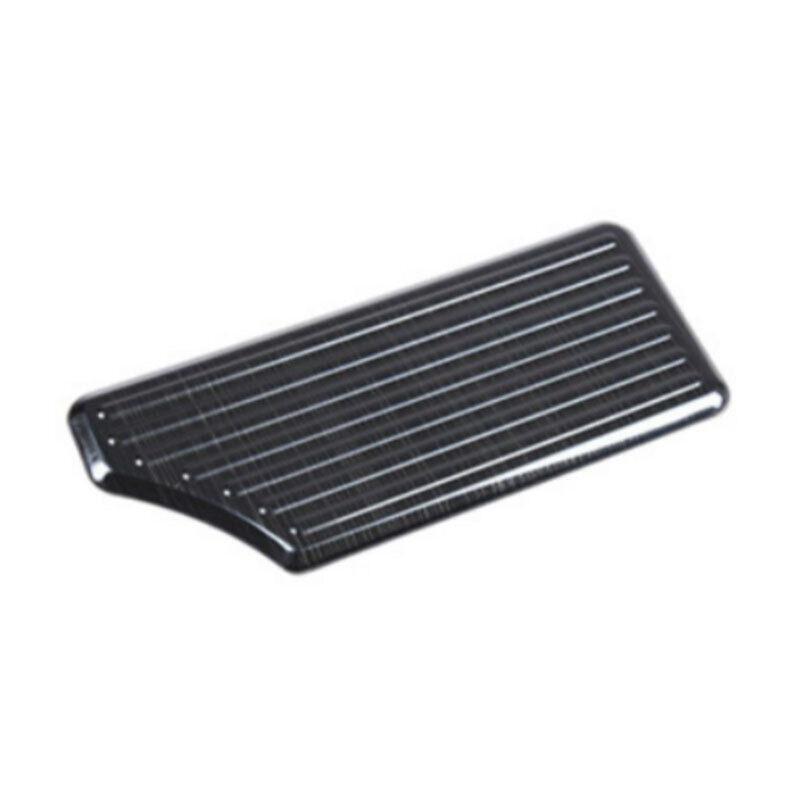 For Honda Civic 11th 2022-2023 Black Titanium Footrest Pad Pedal Cover Trim 1PCS