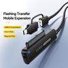 ESSAGER 5Gbps High Speed Data Transfer 2 In 1 USB 3.0/Type-C To SATA Adapter Cable for External Hard Drive SSD