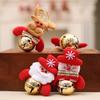 Pendant Christmas Tree Decorations Santa Claus Snowman Elk Bear Bell Ornaments