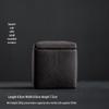 Japanese Style Retro Square Ceramic Tea Caddy - Handmade Coarse Pottery for Pu'er and White Tea, Old Rock Mud Non-Sealed Jar