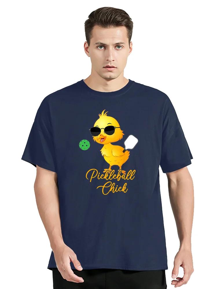 Pickleball Chick Funny T Shirt Graphic Cotton Tshirt Streetwear Short Sleeve Birthday Gifts Summer Style T-shirt Men Clothing