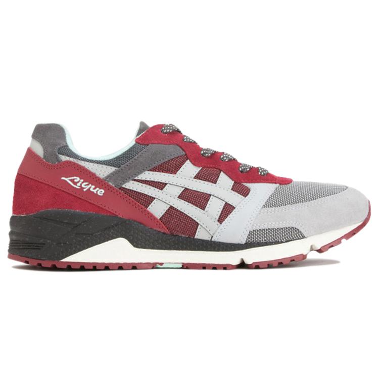 New Asics Gel Lique Grey/Red H6H1L-2696