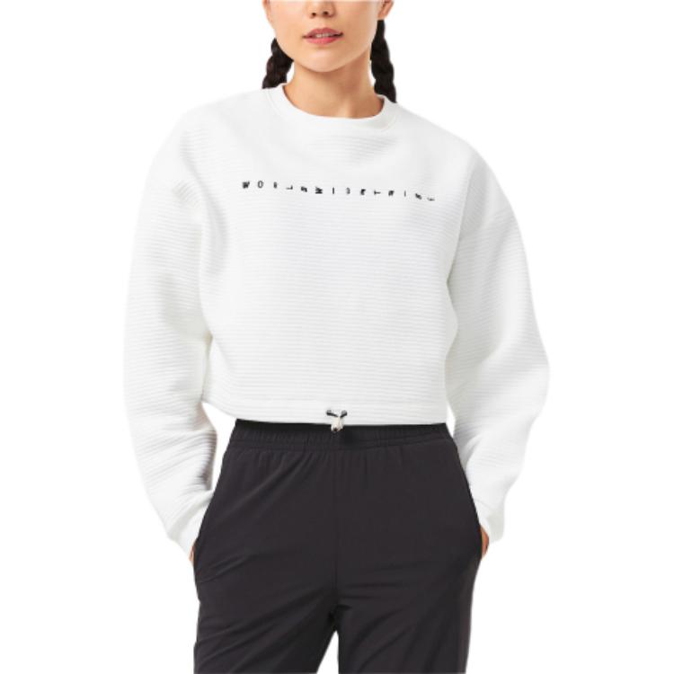 

DECATHLON Women s Round Neck Lightweight Comfortable Sweatshirt Women s White L белый
