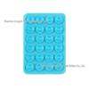 Silicone Suction Cup Holder for Mobile Phones - Square, Single-Sided, Set of 24