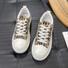 2025 New Stylish Leopard Sneakers Women Spring Chunky Canvas Flats Woman Vulcanized Shoes Tennis Platform Trainers Plimsolls