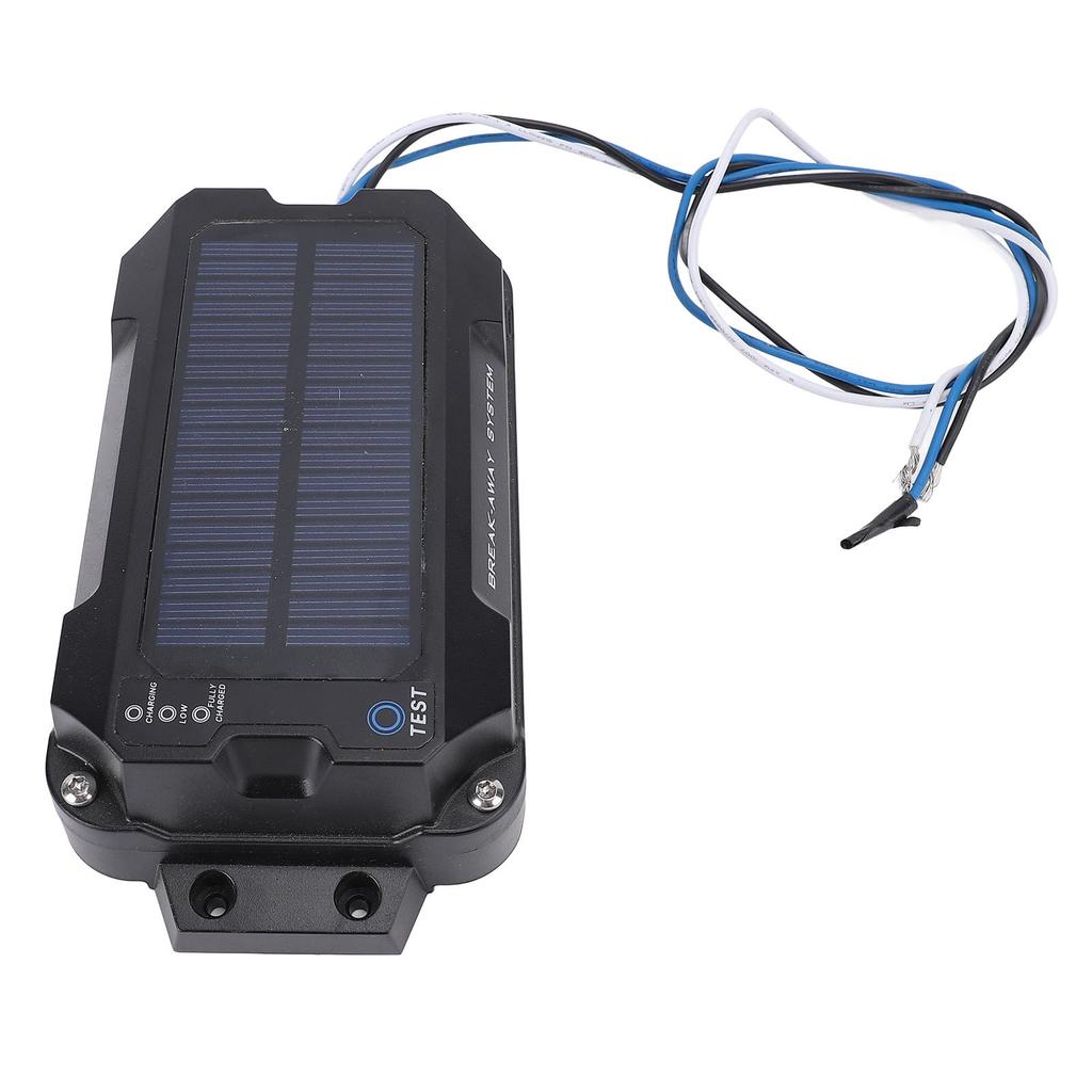 Trailer Breakaway Brake Controller Kit Built In Solar Panel IP65 Waterproofing Trailer Break Away System for Caravan