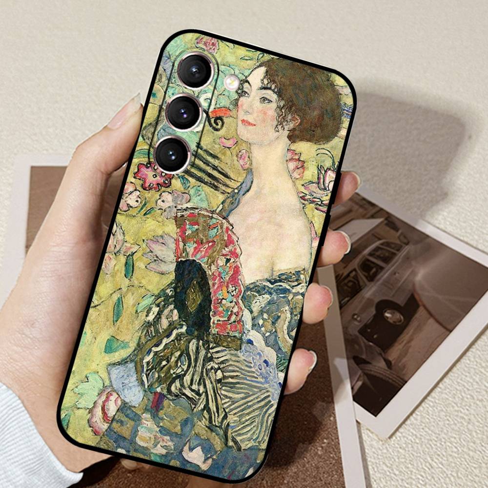 The Kiss Gustav Klimt Phone Case For Samsung Galaxy S21 S22 S23 S24ULTRA S25ULTRA FE Ultra Plus5G A52S S26 Soft Cover
