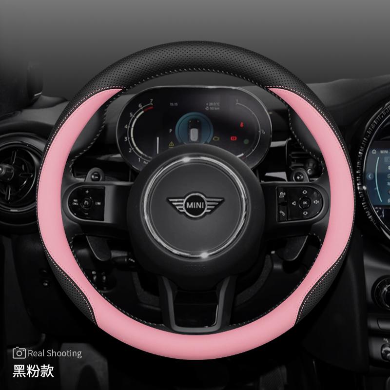 Leather Car Steering Wheel Cover for BMW Mini GT 164 R50 R56 R53 R55 F60 F54 R60 Countryman Cooper U25 Accessories