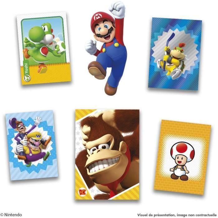 Collection Panini - Super Mario Trading Cards - Boite De 18 Pochettes De 8 Cartes - Jaune - Dès 6 Ans