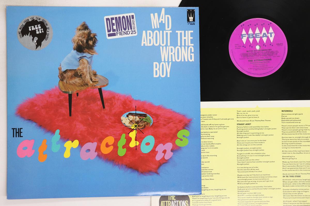 

LP Пластинка ATTRACTIONS - Mad About The Wrong Boy XXLP8 F-BEAT 1980 UK Рок Б/У