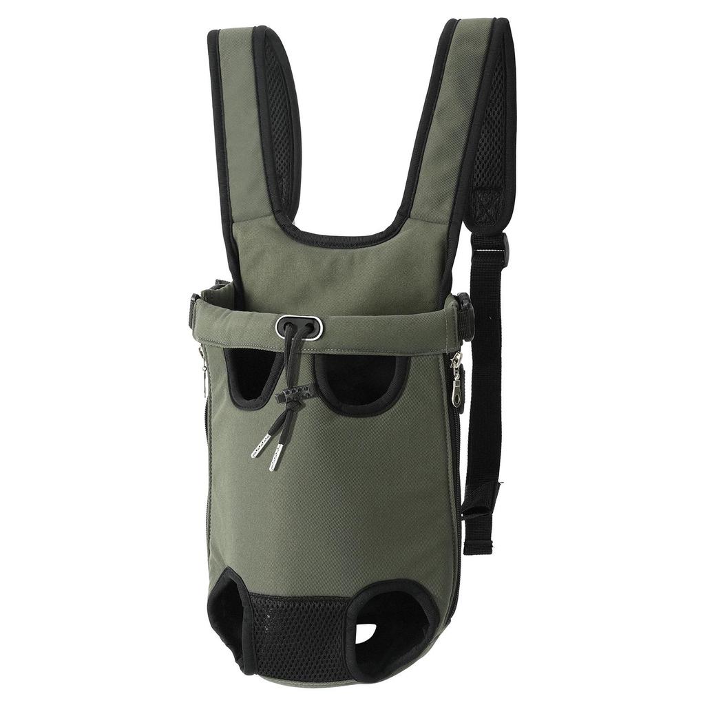 Portable Double Shoulder Pet Backpack - Oxford Cloth for Cats & Dogs