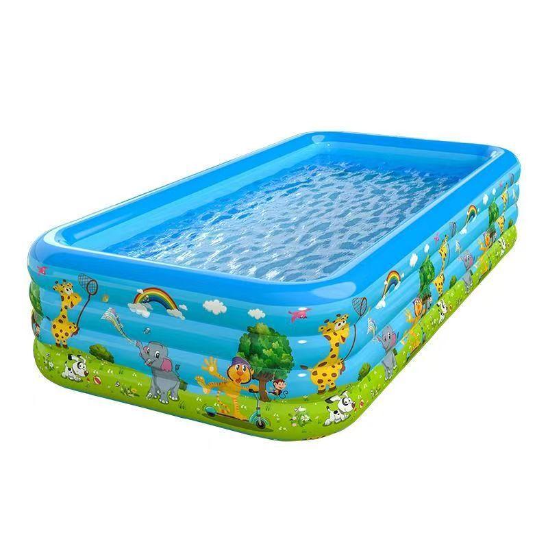 WEZHO Kids Inflatable Home Swimming Pool