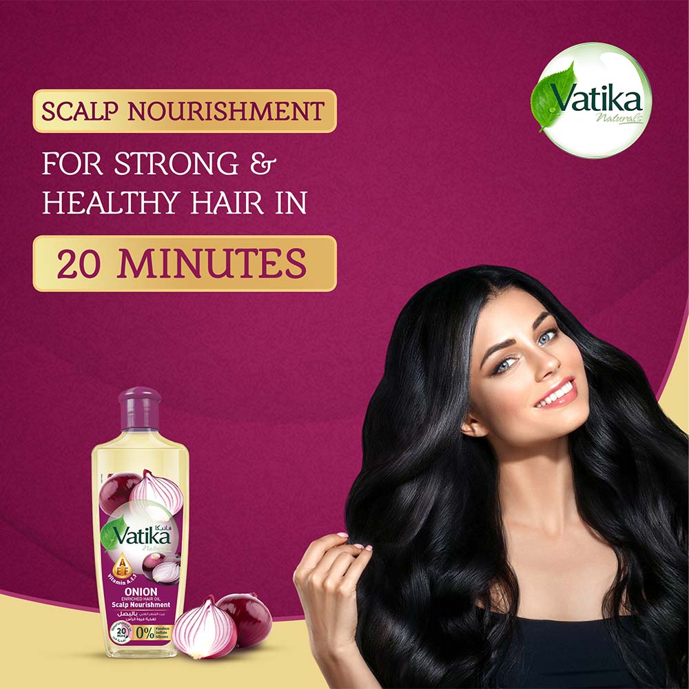 Vatika Naturals Cebulowy olejek do włosów