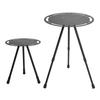 Outdoor Folding Round Table Adjustable Height Small Folding Camping Table