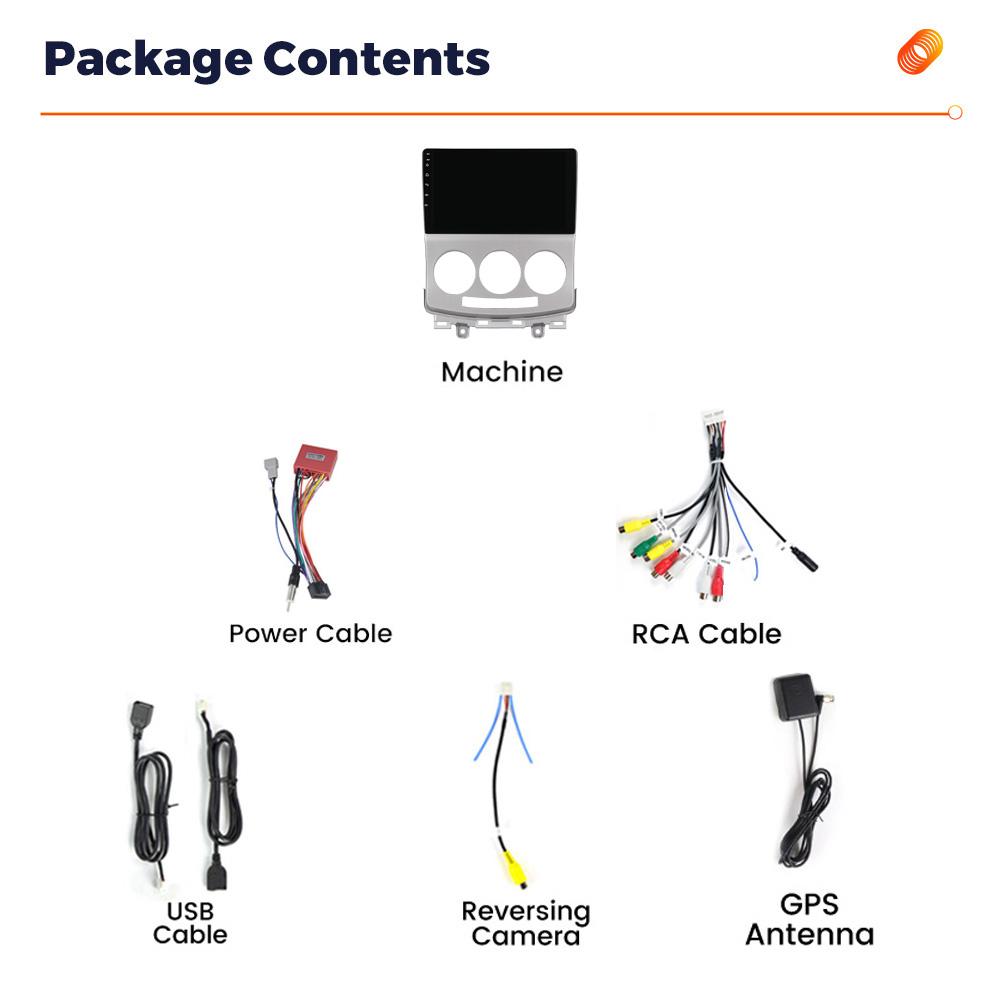 Navifly New Android Car Radio Multimedia Video Player For Mazda 5 2005-2010 GPS Navigation BT Carplay Auto 2Din Stereo Receiver
