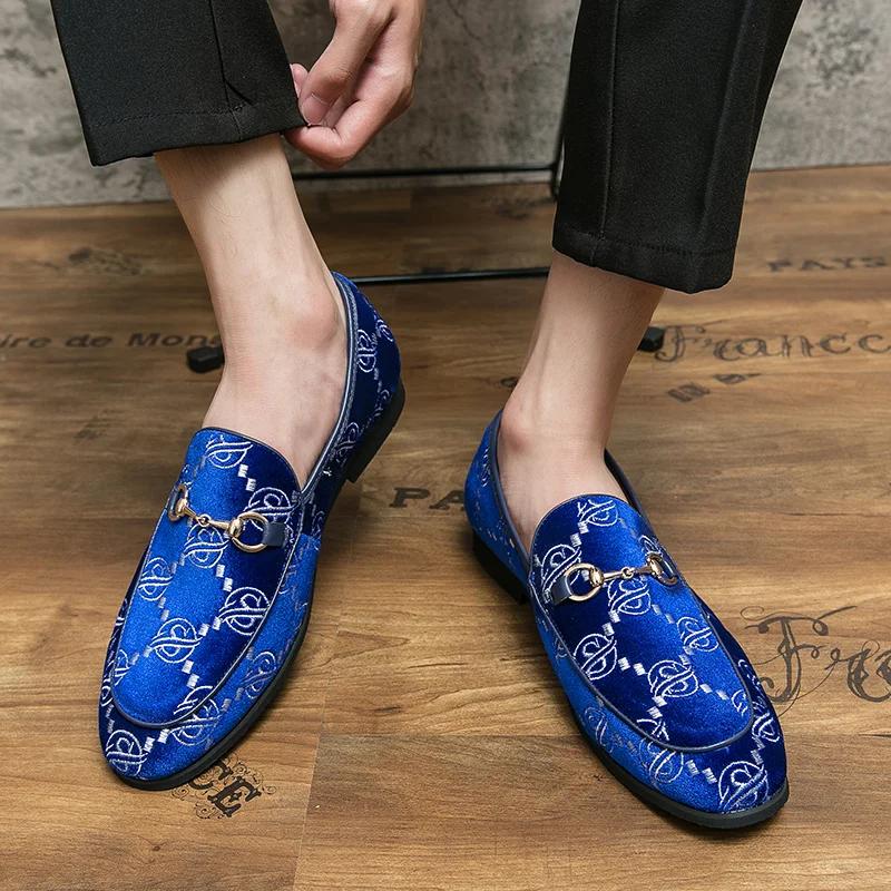 Fashion Men's Luxury Loafers Shoes Big Size Casual Men Suede Leather Shoes Man Designer Wedding Dress Shoes Men Flats Moccasins
