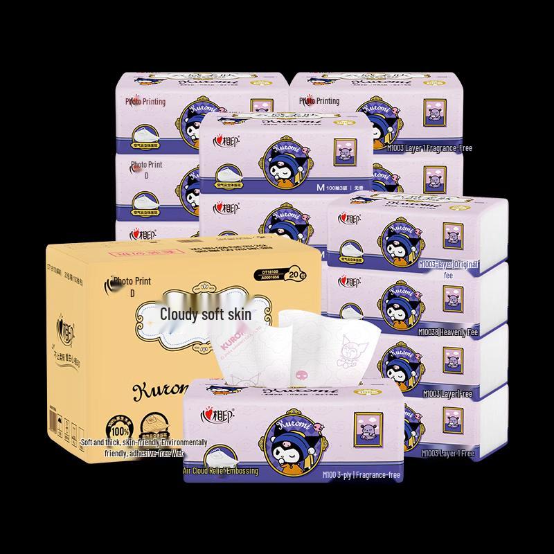 Mind Act Upon Mind Sanrio CloudSense 3-Ply Facial Tissue