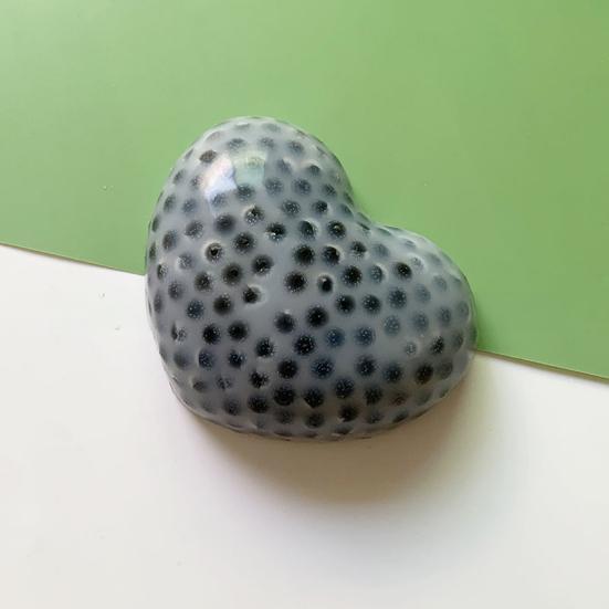Kärlekshjärta Stressavlastningsleksak Simulerad Pormskavs Poppande Fidget-leksak Ångestlindring Akne Poppande Avlastning Klämbar Sensorisk Leksak