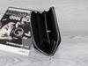 Men's Large Leather Clutch Wallet with Zip-Around Closure and Multi-Card Slots