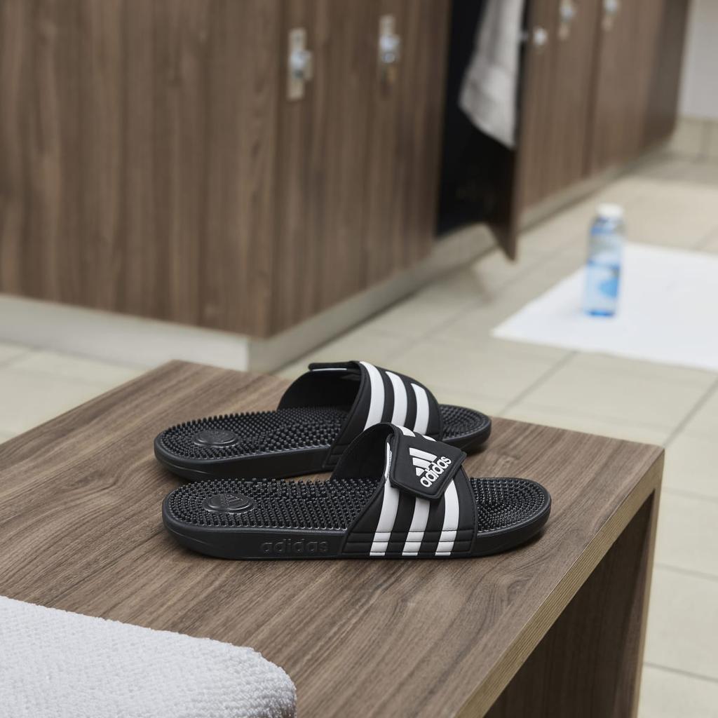 adidas Adissage Slides F35580 Unisex Sportswear Sandals Core Black / Cloud White / Core Black