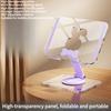 1PC Cute Ins Wind Acrylic Mobile Phone Holder Desktop iPad Tablet Support Holder Foldable 360 Degree Rotation
