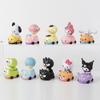 Adorable Sanrio Kuromi Pull Along Toy Car Collection Pvc Blind Box Figures