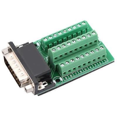 26pinový DB26 D-SUB Male Adaptér k PCB Terminálu Signálový Modul Breakout Board Konektor s Izolací
