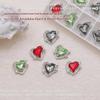 Saturn og Star Nail Art med Crooked Heart Diamond - Metal Huazi Cold Style Cool Heart Accessories