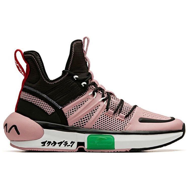 Anta Dragon Ball Super X  Goku Black Basketball Shoes Men Sneakers Pink 11941602-7