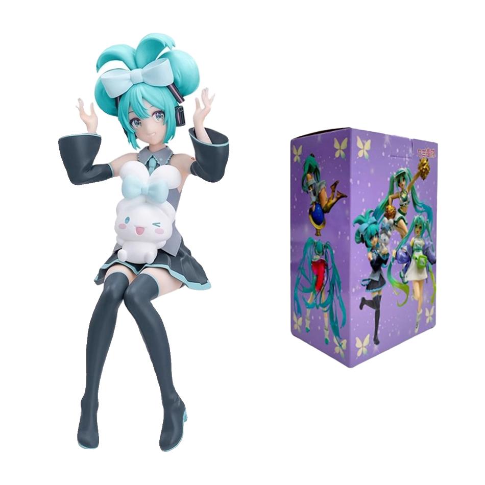 Popular Kawaii Girl Hatsune Miku Anime Figurine Fashion Subclture Miku Action Figurine Christmas Gift Pvc Collection Model Doll Toys