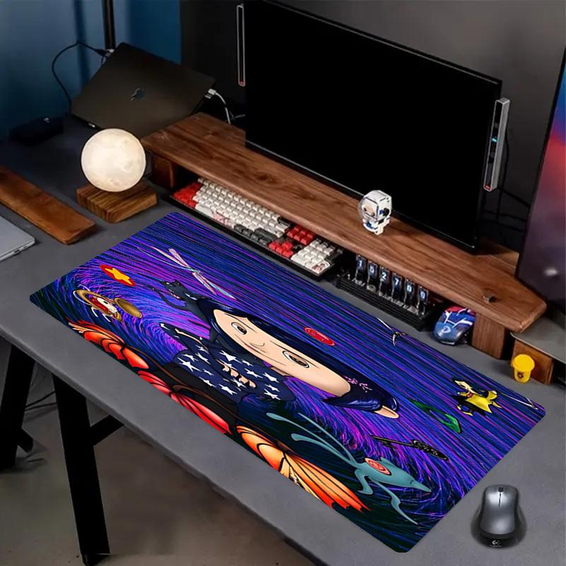 Coraline Print Mouse Pad, Anti‑Slip Desktop keyboard Mat, for PC Laptop Gaming Working Daily Use, Cool Festival Surprise Gift