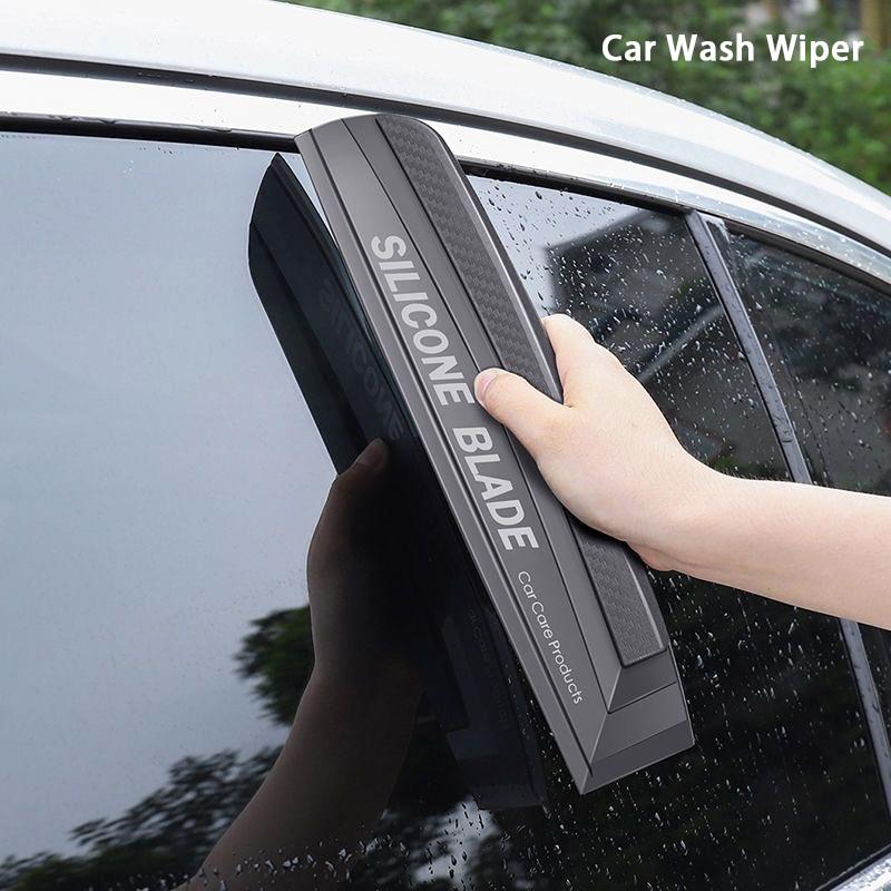 Non-Scratch Soft Silicone Handy Squeegee Car Wrap Tools Water Window Wiper Drying Blade Clean Scraping Film Scraper Accessories