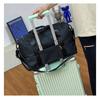New large-capacity luggage bag foldable shoulder bag swimming fitness fashion oblique span bag dry and wet separation travel bag