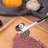 1PC Kitchen Meat Hammer Solid Steak Hammer Steak Hammer Rib Breaker Meat Rejuvenation Hammer Household Meat Loosing Hammer Double-sided Meat Hammer