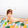 1PC Oversized Pineapples Beach Towel for Friends Gifts Towel Quick-Dry Towel For Bath Yoga Tourism Beach GYM Camping Swimming